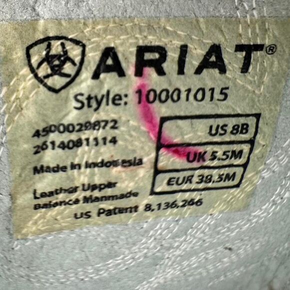 Ariat Women’s Western Boots Brown Leather Cowboy Boots Size 8B - Picture 5 of 6